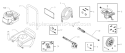 Page A Diagram and Parts List for 020244-2  Briggs and Stratton Pressure Washer